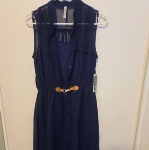 Navy blue dress